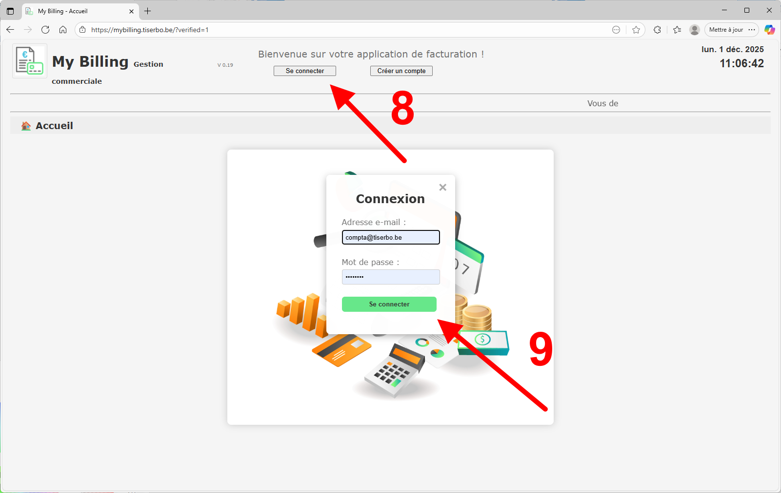 Adresse e-mail validée